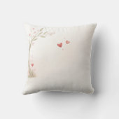 Romantische Panda Kaart - Be Mine Forever Kussen (Achterkant)