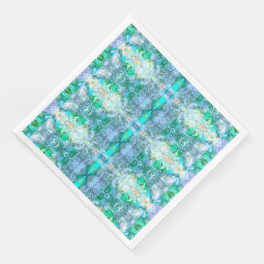 Romantische papieren bord – Oriëntale Boho fantasi Servet (Hoek)