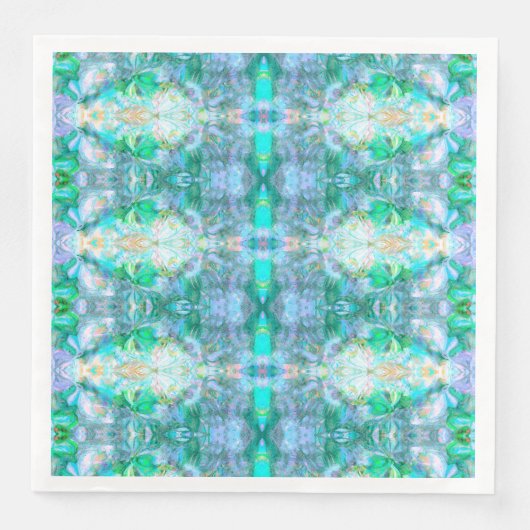 Romantische papieren bord – Oriëntale Boho fantasi Servet (Voorkant)