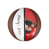 Romantische paren Valentijnsdag Basketbal (Verticaal)