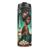 Romantische Parijse avondgloed Thermosbeker (Voorkant)