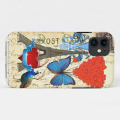 Romantische Parijse collage Case-Mate iPhone Case (Achterkant (horizontaal))