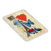 Romantische Parijse collage Magneet (Rechterzijde)