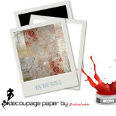 Romantische Parijse Decoupage papier