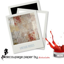 Romantische Parijse Decoupage papier