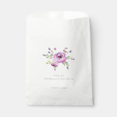 Romantische Pastel Bloemen Bedankzakje (Voorkant)