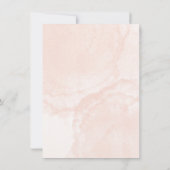 "Romantische Pastel Bloemige Bewaar de Datum Trouw Kaart (Achterkant)