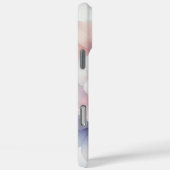 Romantische pastel roze bloem gepersonaliseerd Case-Mate iPhone case (Achterkant / Rechts)