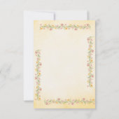 Romantische Pastel Trouw Uitnodigingen (Achterkant)