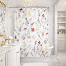 Romantische Pastel Waterverf Wilde Bloemen