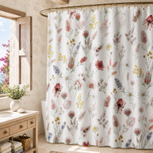 Romantische Pastel Waterverf Wilde Bloemen