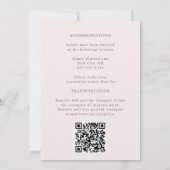 Romantische Pastel Wildflower Spring Wedding Kaart (Achterkant)