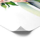 Romantische pastellen, begeleiders Boeket (C) Poster (Hoek)