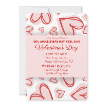 Romantische Persoonlijke Valentijnsdag Kaart