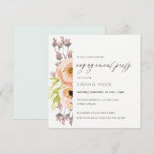 ROMANTISCHE PINK, PAARS, BLAUWE VLOEISTOFFENDE VER KAART (Voorkant / Achterkant)