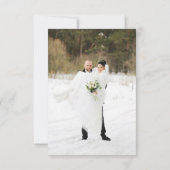 Romantische pioenroos bloemenbruiloft save the dat kaart (Achterkant)