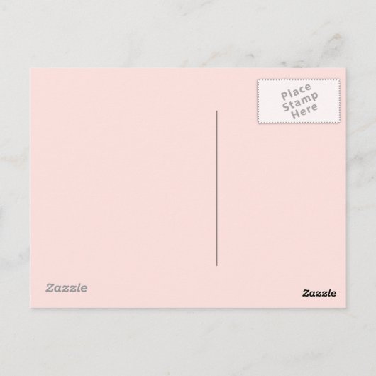 Romantische plaats briefkaart (Achterkant)