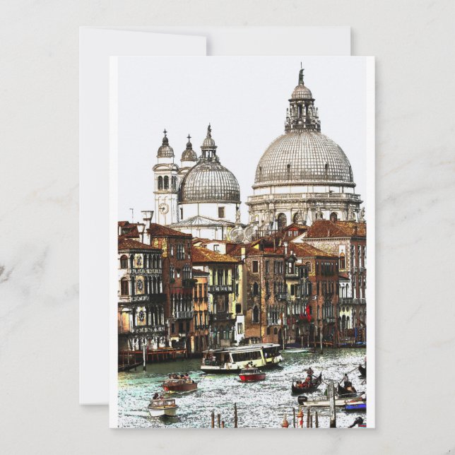 Romantische plaatsen in Venetië (Voorkant)