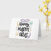 ROMANTISCHE PLANNEN VOOR MARDI GRAS **** KAART (Gele Bloem)