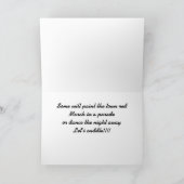 ROMANTISCHE PLANNEN VOOR MARDI GRAS **** KAART (Binnen)