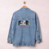Romantische Pop Art-ogen: "Je ogen zijn de oceaan" Denim Jacket (Hangar)