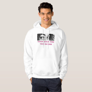 Romantische Pop Art-ogen: "Je ogen zijn de oceaan" Hoodie