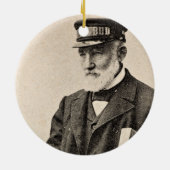  romantische postbode keramisch ornament (Achterkant)