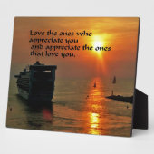 Romantische prijsopgave fotoplaat (Zijkant)