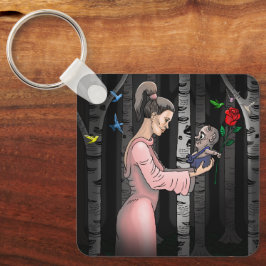 romantische prinses sleutelhanger