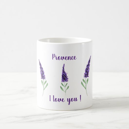 Romantische Provence Ik hou van je koffie-Mok Koffiemok (Center)