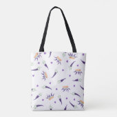Romantische Provence waterverf Lavendelbloemen Tote Bag (Achterkant)