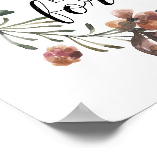 romantische quote liefde voor weddenschap Herfst f Poster (Hoek)