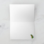 Romantische RAWR T-rex Dinosaurus Kaart (Binnen)