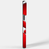 Romantische Red Hearts Patroon Art Print Case-Mate iPhone Case (Achterkant / Rechts)