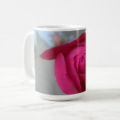 Romantische Red Rose Classic Koffiemok (Voorkant links)