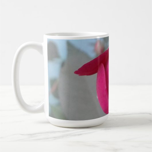 Romantische Red Rose Classic Koffiemok (Links)