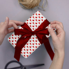 Romantische Reds Inpakpapier Vel