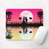 Romantische Reflecties - Mousepad Muismat (Met muis)