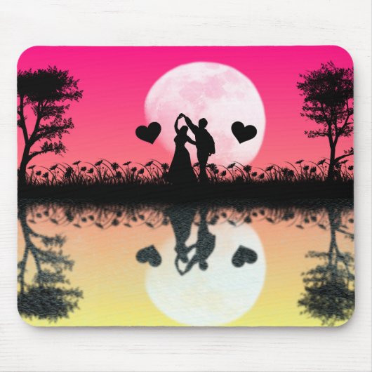 Romantische Reflecties - Mousepad Muismat (Voorkant)