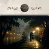 Romantische Regen Wandeling Decoupage Tissuepapier