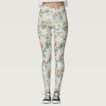 Romantische Regency Pastel Bloemenprint