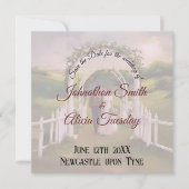 Romantische Regencycore romance 19e eeuw Save The Date (Voorkant)