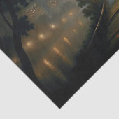 Romantische Regenwandeling Decoupage Tissuepapier (Detail)