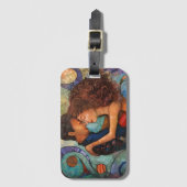 romantische reis bagagelabel (Voorkant (verticaal))