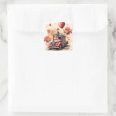 Romantische Retro Sticker Stickers (Tas)