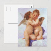 Romantische Reverie - Eerste Kus door Bouguereau Briefkaart (Voorkant / Achterkant)