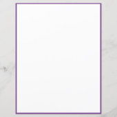 Romantische  rij Paarse harten, gepersonaliseerd (Achterkant)