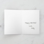 Romantische Robins op een Tree Branch Valentijnsda Feestdagen Kaart (Binnen)