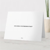 ROMANTISCHE ROCK MET U WENSKAART KAART (Achterkant)