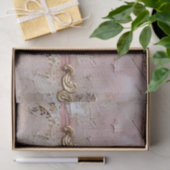 Romantische Rococo Dusty Roos Antiek Kant Tissuepapier (Geschenk)